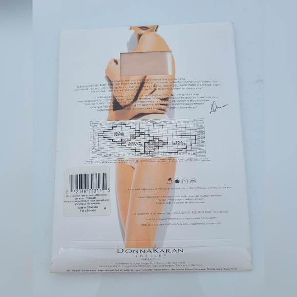 Donna Karan Hosiery Women’s Medium A01 The Nudes Toeless Control Top Pantyhose - Picture 3 of 6